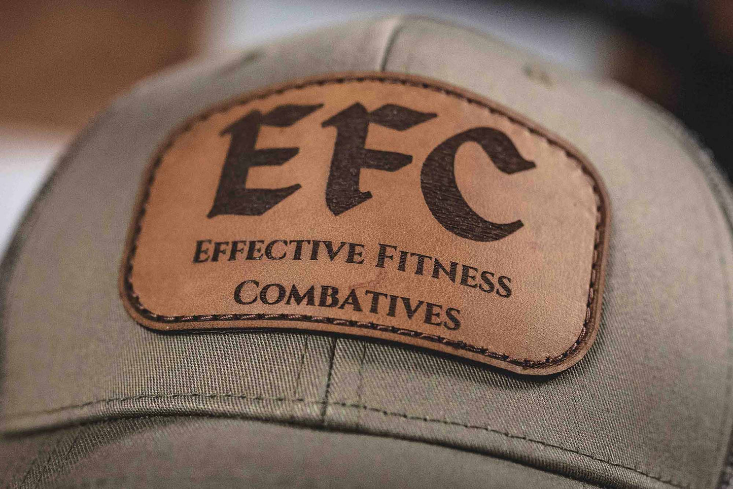 EFC Leather Patch Hat