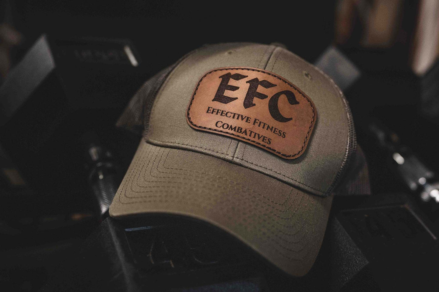 EFC Leather Patch Hat